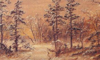 Jasper Francis Cropsey : Winter-Woodland